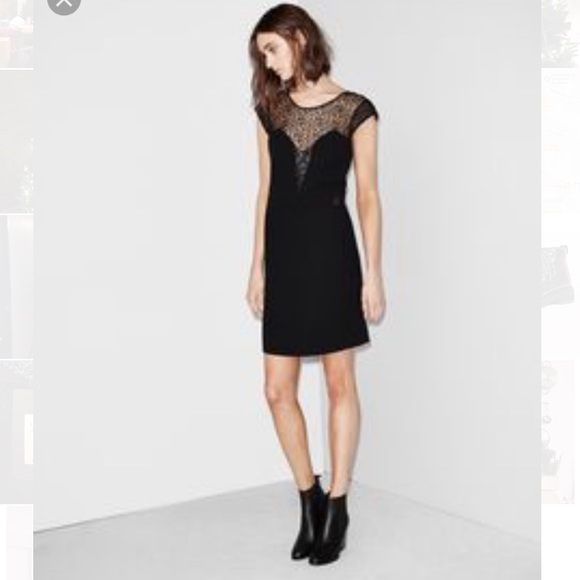 the kooples black lace dress